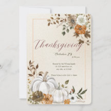 Thanksgiving Pumpkin & Autumn