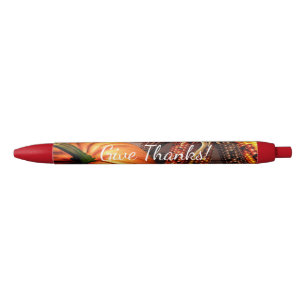 thanksgiving-pumpkin black ink pen