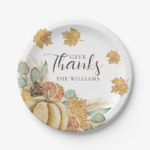 Thanksgiving Pumpkin Citrus Fall Autumn Leaves
