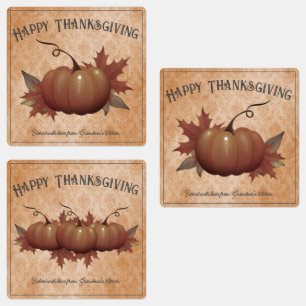 Thanksgiving Pumpkin Damask   Orange