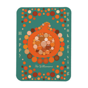 Thanksgiving Pumpkin Magnet