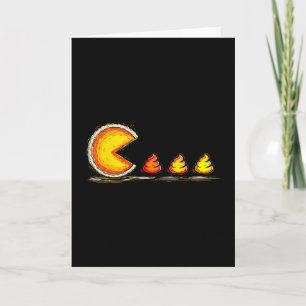 Thanksgiving Pumpkin Pie Chasing Cream Game On Tha Card