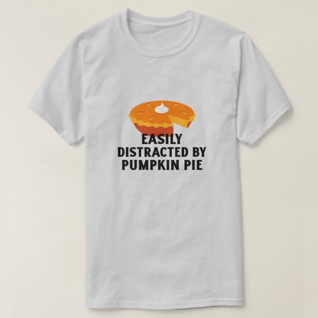 Thanksgiving pumpkin pie t-shirt (Design Front)
