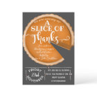 Thanksgiving pumpkin pie volunteer lunch postcard