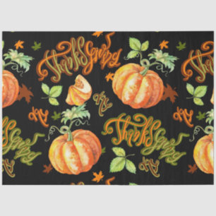 Thanksgiving Pumpkin Series Design 44 Tissue Paper