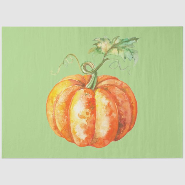 Thanksgiving Pumpkin Series Design 45 Tissue Paper (Front)