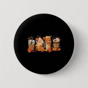 Thanksgiving Pumpkin Spice Coffee Fall Autumn Seas 6 Cm Round Badge