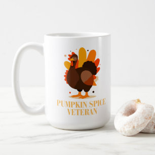 Thanksgiving Pumpkin Spice Veteran Coffee Mug