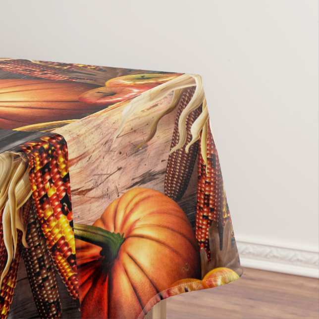 thanksgiving-pumpkin tablecloth (In Situ)
