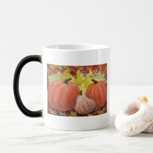 Thanksgiving Pumpkins #1 Fall Autumn LeavesThanksg Magic Mug