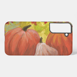 Thanksgiving Pumpkins #2 Fall Autumn Leaves Samsung Galaxy Case
