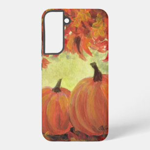 Thanksgiving Pumpkins #3 Fall Autumn Leaves Samsung Galaxy Case