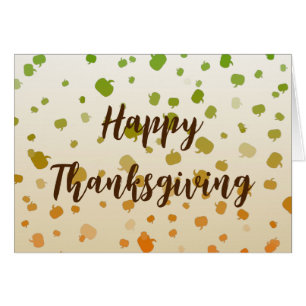 Thanksgiving Pumpkins Greeting Card