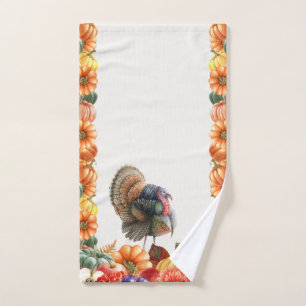 Thanksgiving Pumpkins Hand Towel