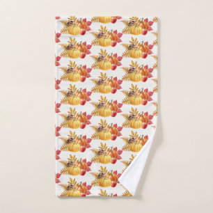 Thanksgiving Pumpkins Hand Towel