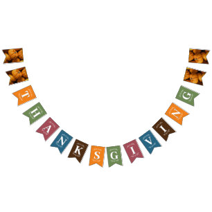Thanksgiving Pumpkins Photo Bunting