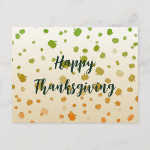 Thanksgiving Pumpkins Postcard