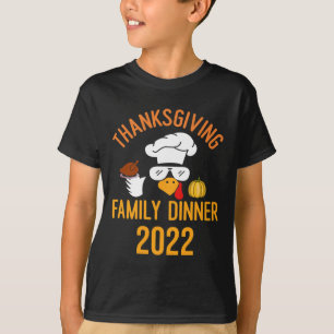 thanksgiving pyjamas for family matching fall turk T-Shirt