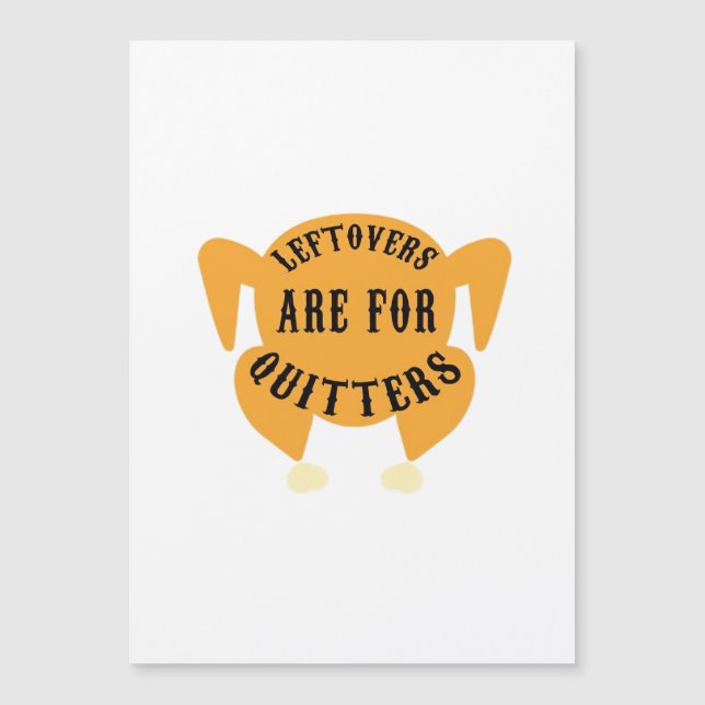 Thanksgiving Quote Essential - Leftovers Are For Q (Front)