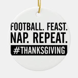 Thanksgiving Repeat Ceramic Tree Decoration