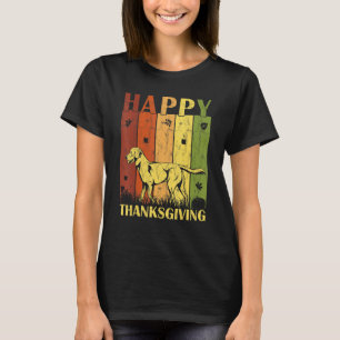 Thanksgiving Retro Labrador Dog  Thanksgiving Part T-Shirt
