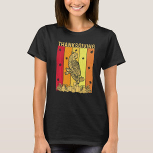 Thanksgiving Retro Parrot Matching Family Pajamas T-Shirt