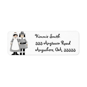 Thanksgiving return address labels