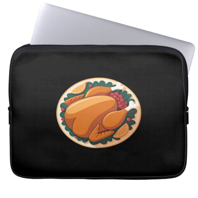 Thanksgiving Roast Turkey – Festive Holiday Feast  Laptop Sleeve (Front)