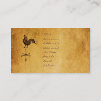 Thanksgiving Rooster Business Card