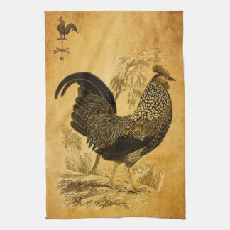 Thanksgiving Rooster Tea Towel
