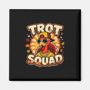 Thanksgiving Run Turkey Running Turkey Trot Shirt Magnet