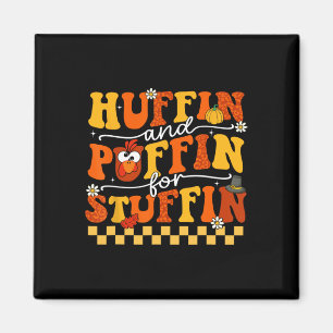 Thanksgiving Run Turkey Trot Huffin And Puffin For Magnet