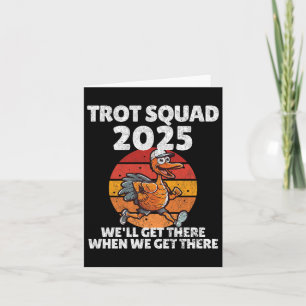 Thanksgiving Running Turkey Trot Squad 2025, Trot  Card