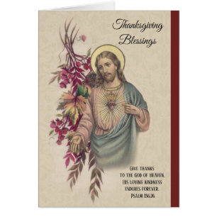 Thanksgiving Sacred Heart of Jesus Flowers