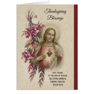Thanksgiving Sacred Heart of Jesus Flowers