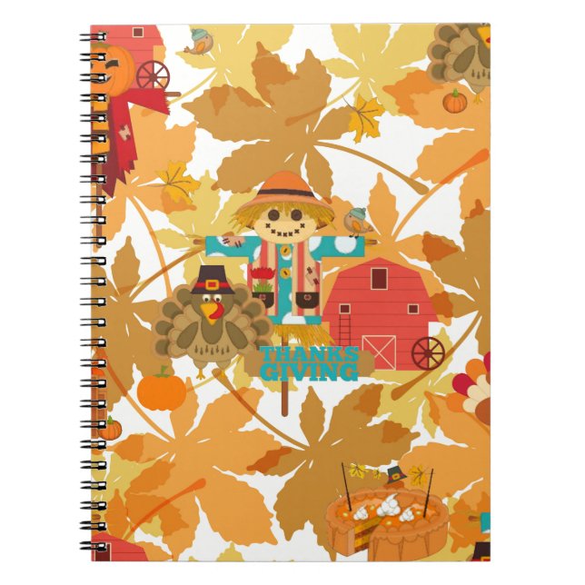 thanksgiving scarecrow notebook (Front)