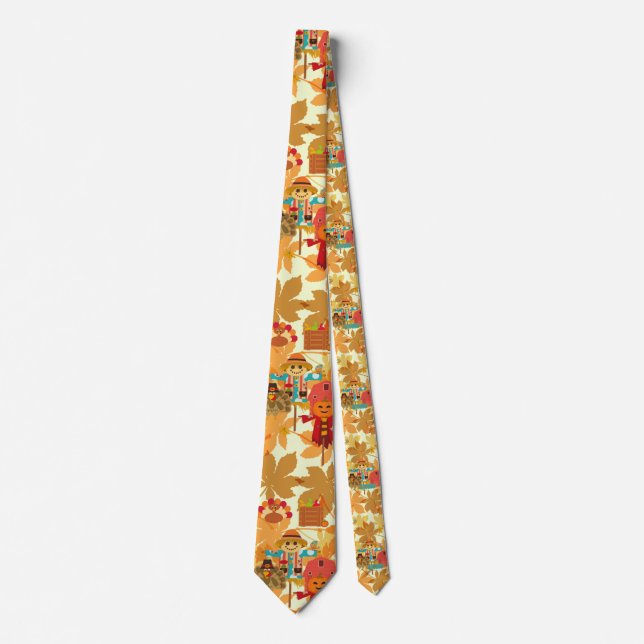 thanksgiving scarecrow tie (Front)