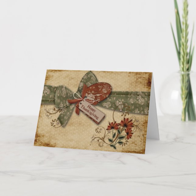 Thanksgiving Scrap Card (Front)