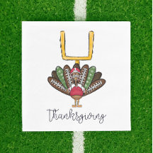 Thanksgiving Script Turkey Football Goalpost