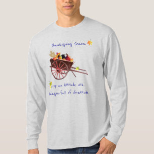 Thanksgiving Season Gratitude on Ash T-Shirt