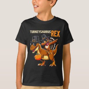 Thanksgiving Shirt For Kids Turkeysaurus Rex Dinos