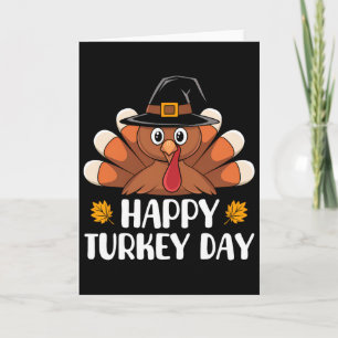 Thanksgiving Shirts For Kids Boys Toddler Happy Tu Card