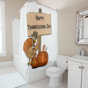 Thanksgiving Shower Curtain