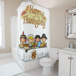 Thanksgiving Shower Curtain