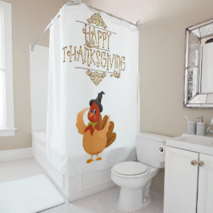 Thanksgiving Shower Curtain