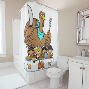 Thanksgiving Shower Curtain