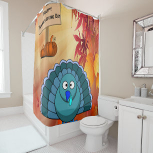 Thanksgiving shower curtain