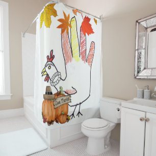 Thanksgiving Shower Curtain