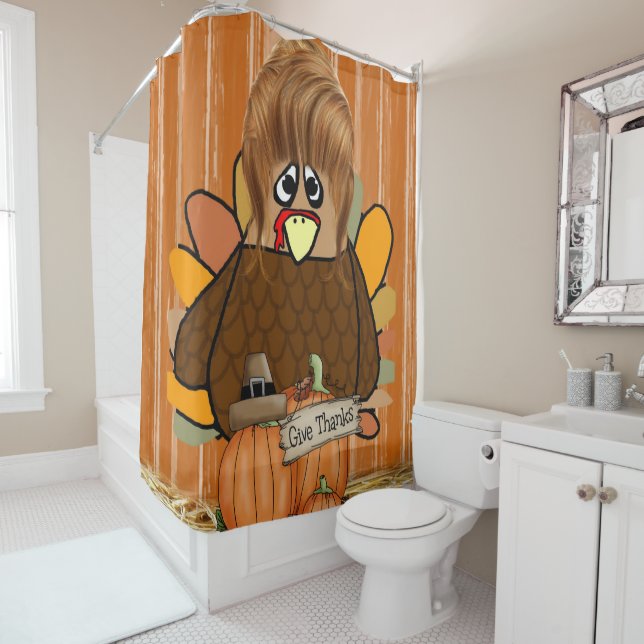 Thanksgiving Shower Curtain (In Situ)