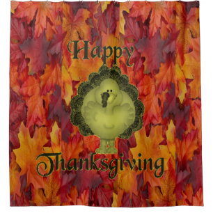 Thanksgiving shower curtain